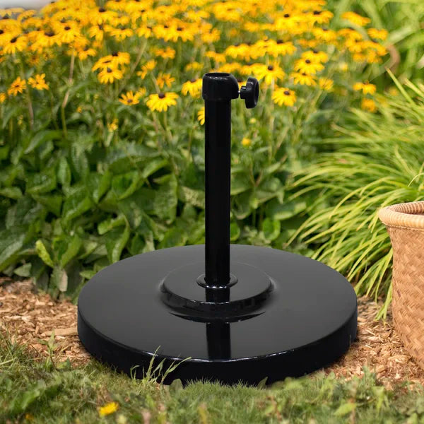 Black Harmonee Metal Free Standing Umbrella Base