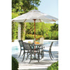 Black Harmonee Metal Free Standing Umbrella Base