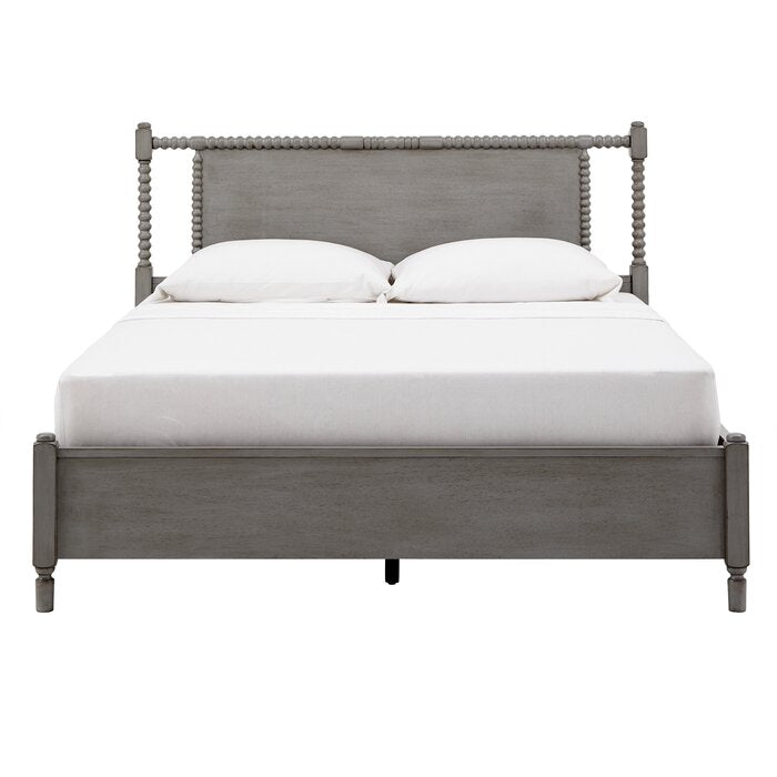 Queen Antique Gray Harnden Bed