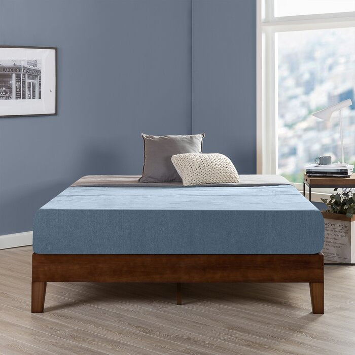 Harney Solid Wood Bed, Full / Double