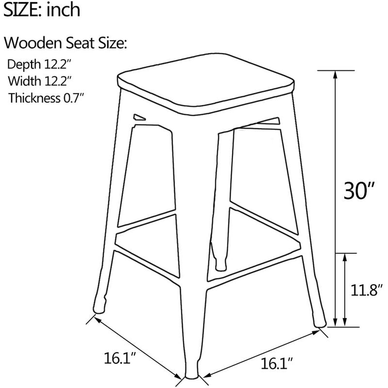 Black Hartung Counter and Bar Stool (Set of 4)