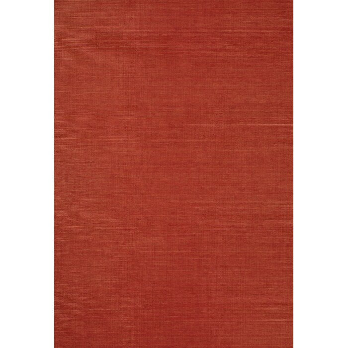 DOUBLE ROLL - Haruki  Sisal 36" x 24' Wallpaper Roll, Garnet - 71.04 Square Feet (#K5092)