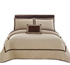 King + 7 Additional Pieces Beige Hasan 8 Piece Quilt Bed-in-a-bag SC582