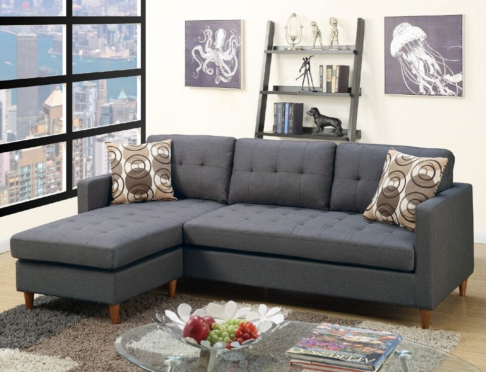 Haskell 86" Reversible Sectional