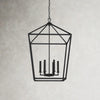 Hastings 6 - Light Lantern Geometric Chandelier