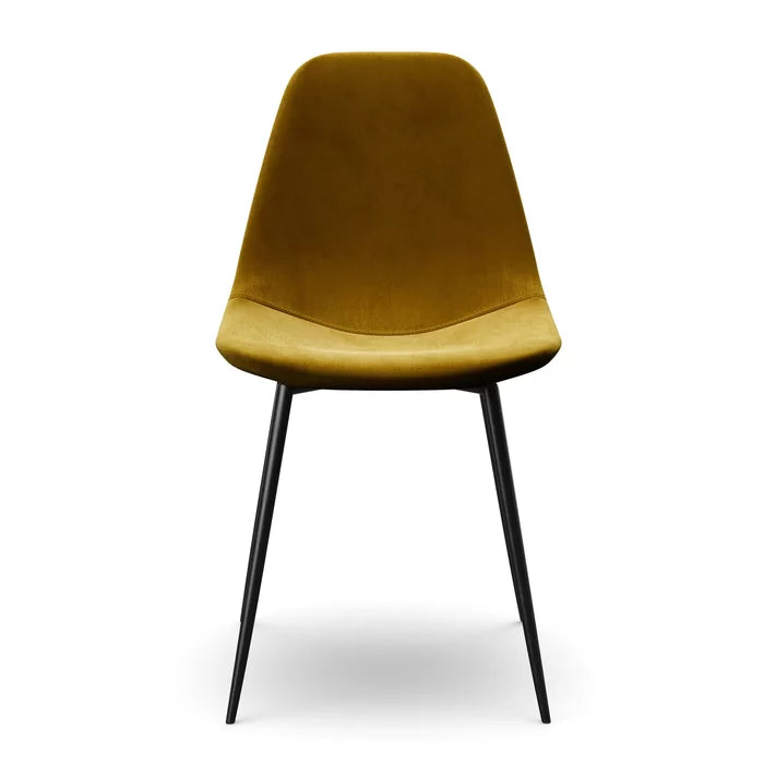 Hawkins Velvet Upholstered Side Chair (Set of 2)