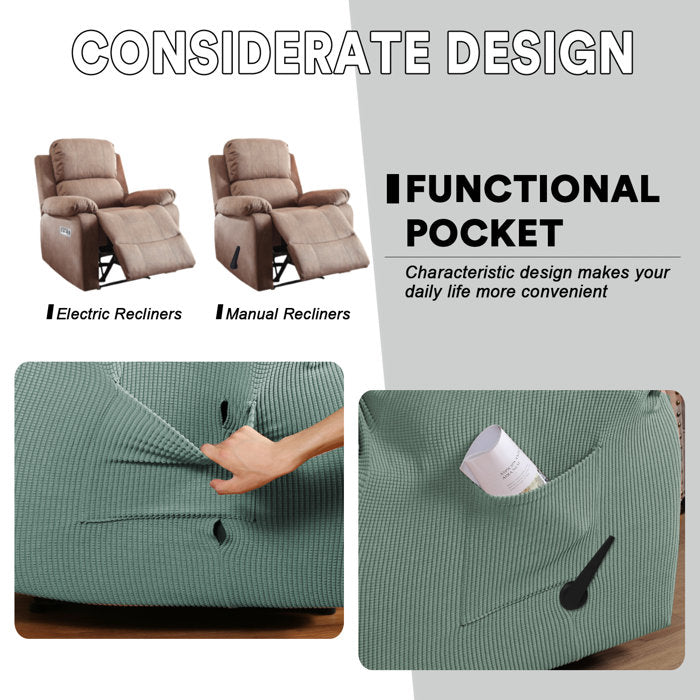 Hayneville Box Cushion Recliner Slipcover