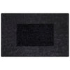 Black Heavy Duty All Season Stone Welcome Design Doormat, 18