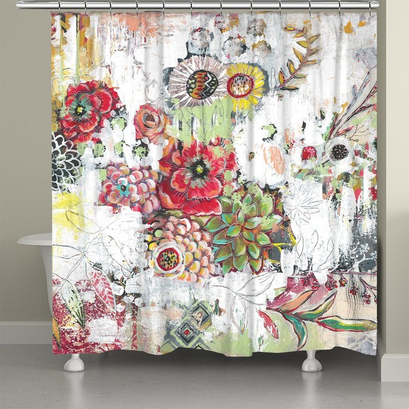 Abstract Bouquet Shower Curtain ss464