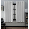 Heil Aaliyah Solid Color Semi-Sheer Grommet Curtain Panels (Set of 2) LC130