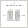 Heil Aaliyah Solid Color Semi-Sheer Grommet Curtain Panels (Set of 2) LC130