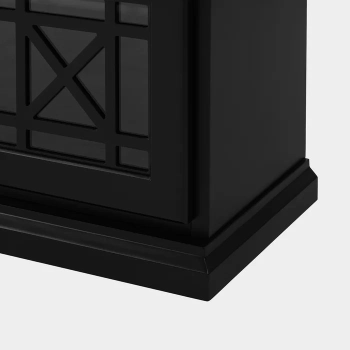 Black Hennigan 59.75'' Wide 3 Drawer Sideboard