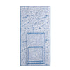 Blue Hepburn Woven Terry Jacquard 3 Piece Bath Towel Set - #RA106