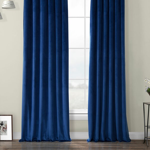 50"W x 96"L Heritage Velvet Curtain, (Set of 2)