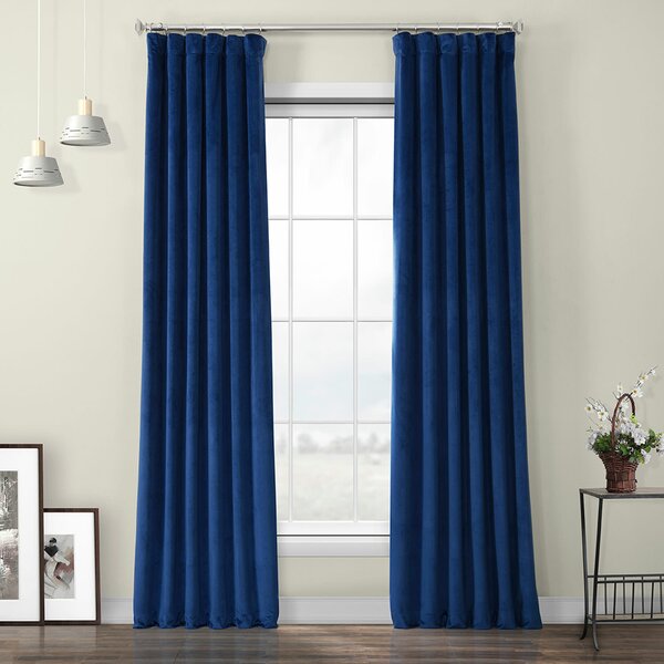 50"W x 96"L Heritage Velvet Curtain, (Set of 2)