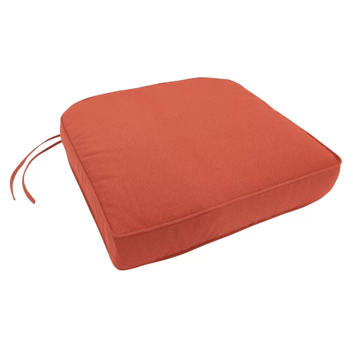 3.5" H x 17" W x 19" D Outdoor Seat Cushion, (Set of 4)