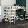 Hileman Twin Loft Bed with Bookcase by Viv + Rae™