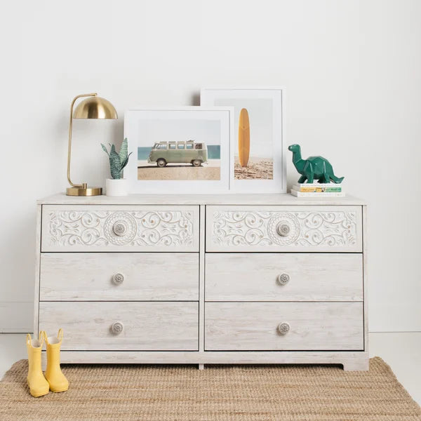 Hoang 6 Drawer 52.72'' W Double Dresser