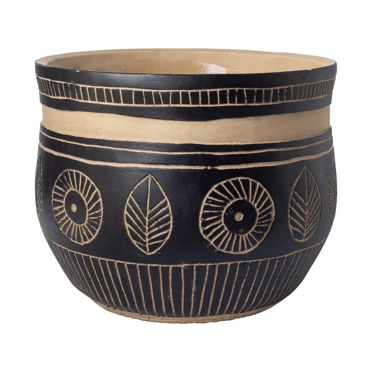 6" H x 7" W x 7" D Holst Concrete Pot Planter
