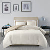 Full/Queen Comforter + 2 Shams Tan Holton Reversible Comforter Set SC586