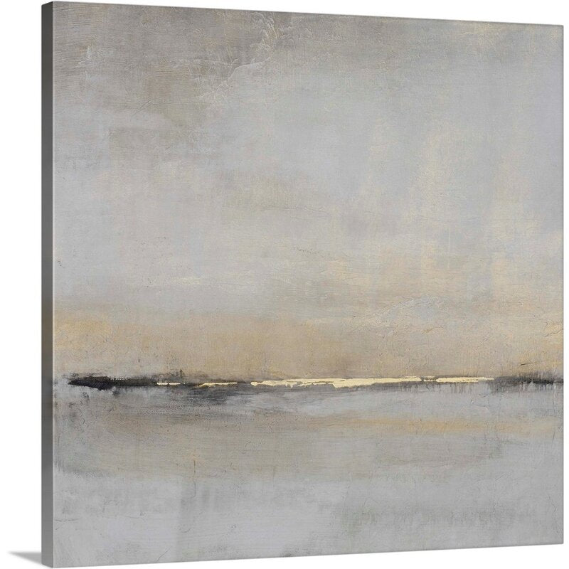 24" H x 24" W x 1.25" D Horizontal Flow II by Timothy O' Toole - Painting on Canvas