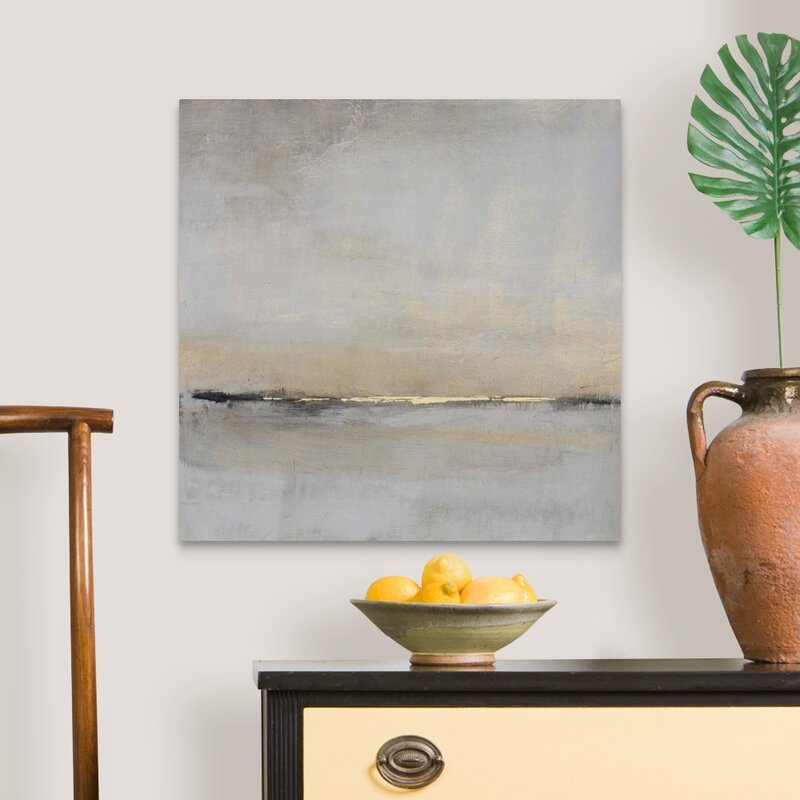 24" H x 24" W x 1.25" D Horizontal Flow II by Timothy O' Toole - Painting on Canvas