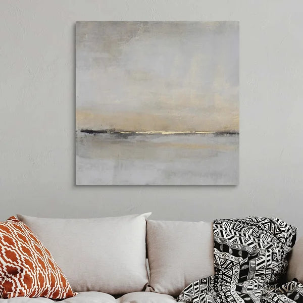 36" H x 36" W x 1.25" D Horizontal Flow II by Timothy O' Toole - Painting on Canvas