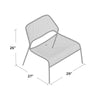 Set of 2 Hot Mesh Lounge Chair 2293