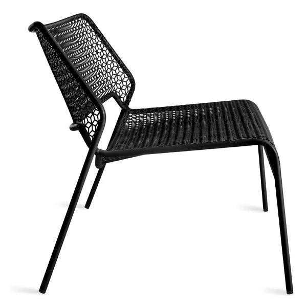Black Hot Mesh Metal Garden Bench