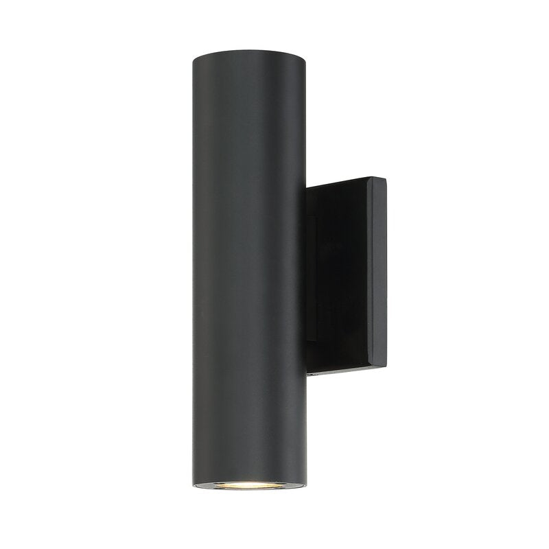 Black Howse 4'' H Integrated LED Outdoor Armed Sconce VB322