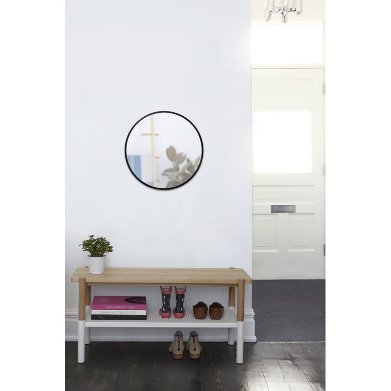 Black Hub Modern & Contemporary Accent Mirror ss656