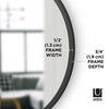 Black Hub Modern & Contemporary Accent Mirror ss656
