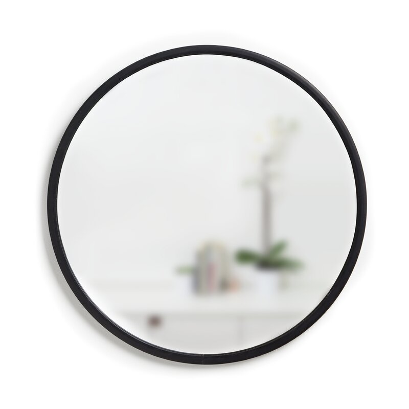 Black Hub Modern & Contemporary Accent Mirror ss656