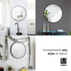 Black Hub Modern & Contemporary Accent Mirror ss656