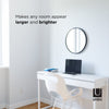 Black Hub Modern & Contemporary Accent Mirror ss656
