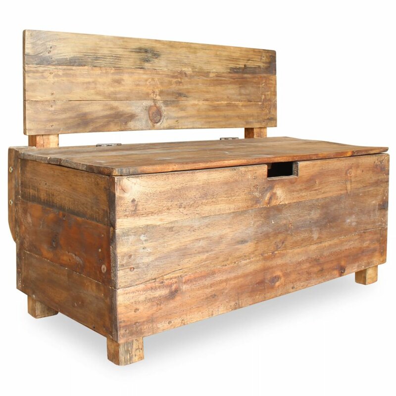 Hugh Wood Flip Top Storage Bench 7195