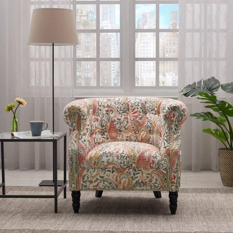 Huntingdon chesterfield shop chair floral