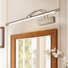 Silver Hyler 1 - Light LED Vanity Light