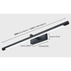 Black Hymel 1 - Light LED Vanity Light 12 Watts