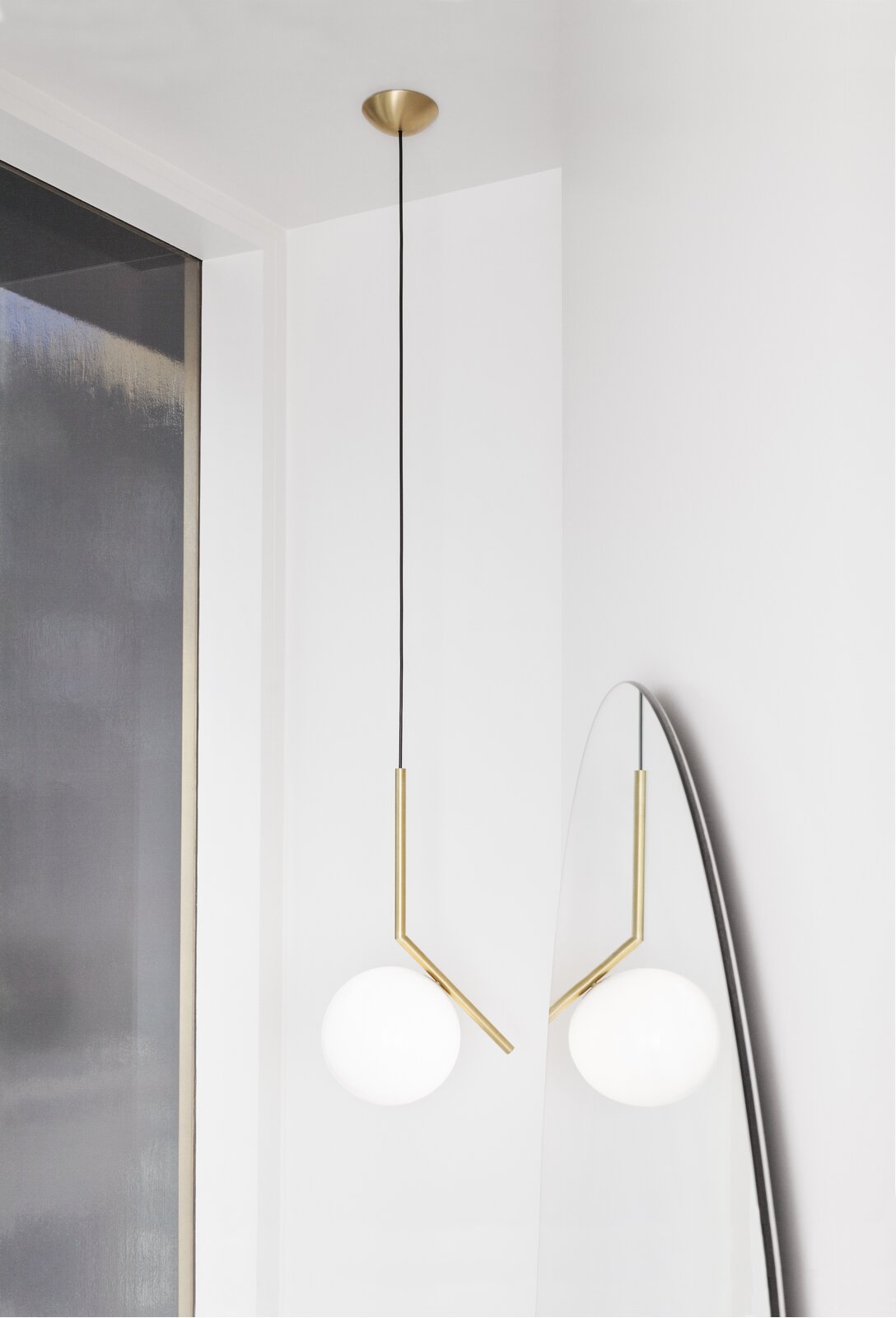 28.3" H x 11.8" W x 11.8" D 1-Light Single Globe for Pendant (Globe ONLY) K7223