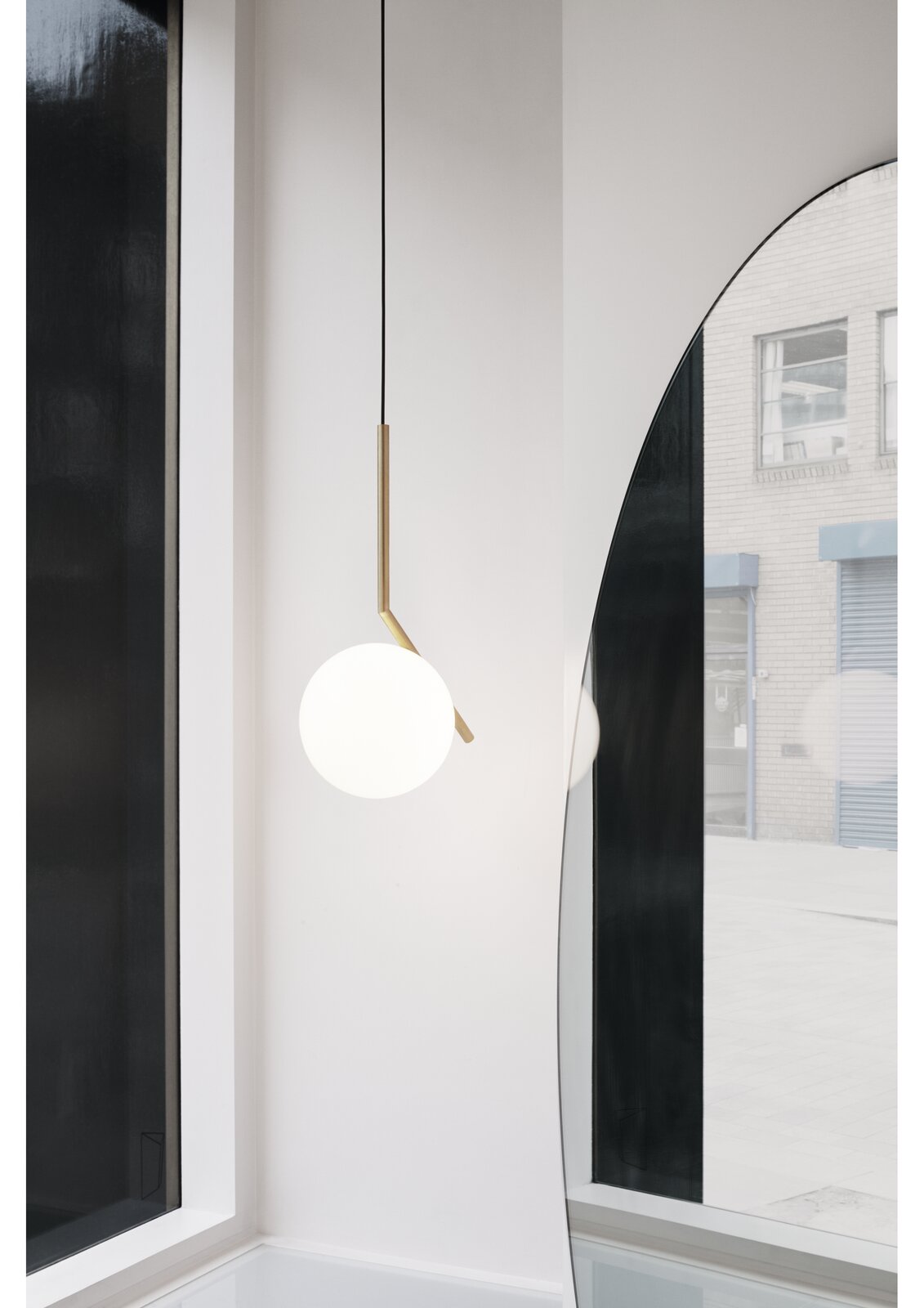 28.3" H x 11.8" W x 11.8" D 1-Light Single Globe for Pendant (Globe ONLY) K7223
