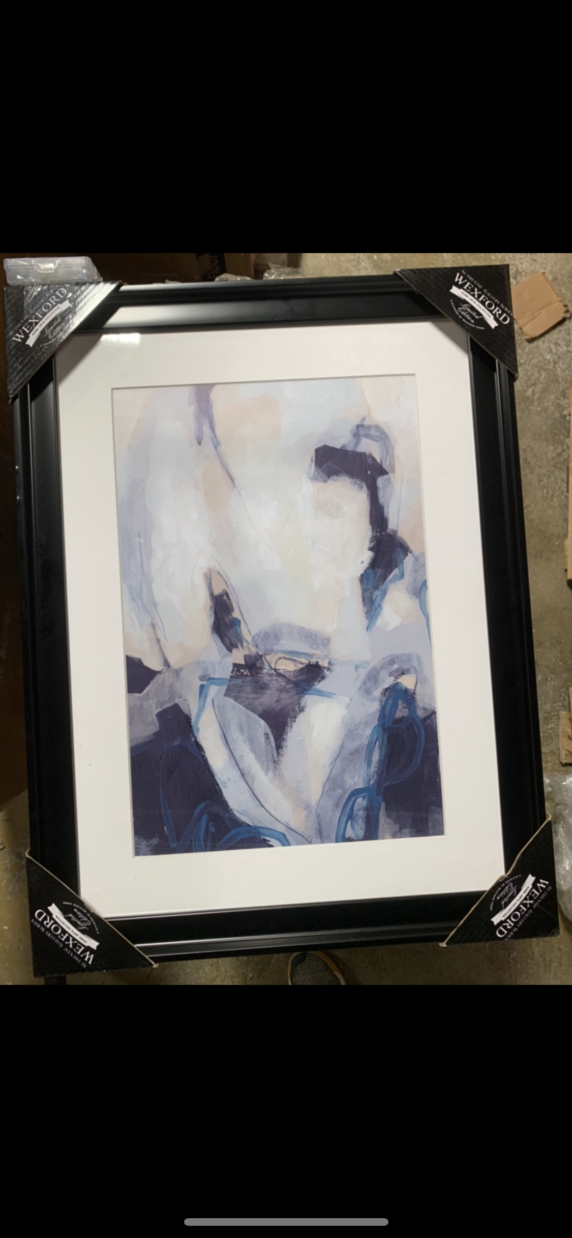 Blue Process II - Wrapped Canvas Print