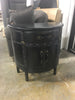 2 Door Faux Leather Accent Cabinet
