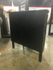 2 Door Faux Leather Accent Cabinet