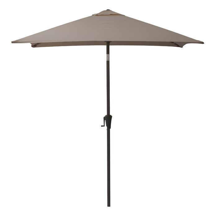 Crowborough 9' Square Market Umbrella Gray 1000