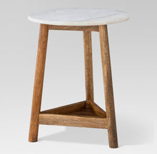 Load image into Gallery viewer, Lanham Marble Top Side Table
