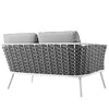 All-Modern Ian Outdoor Loveseat with Cushions  EJ146