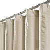 Ibtissem 100% Cotton Solid Color Single Shower Curtain, 72