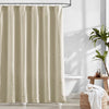 Ibtissem 100% Cotton Solid Color Single Shower Curtain, 72