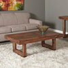 Idabel Solid Wood Sled Coffee Table 7196
